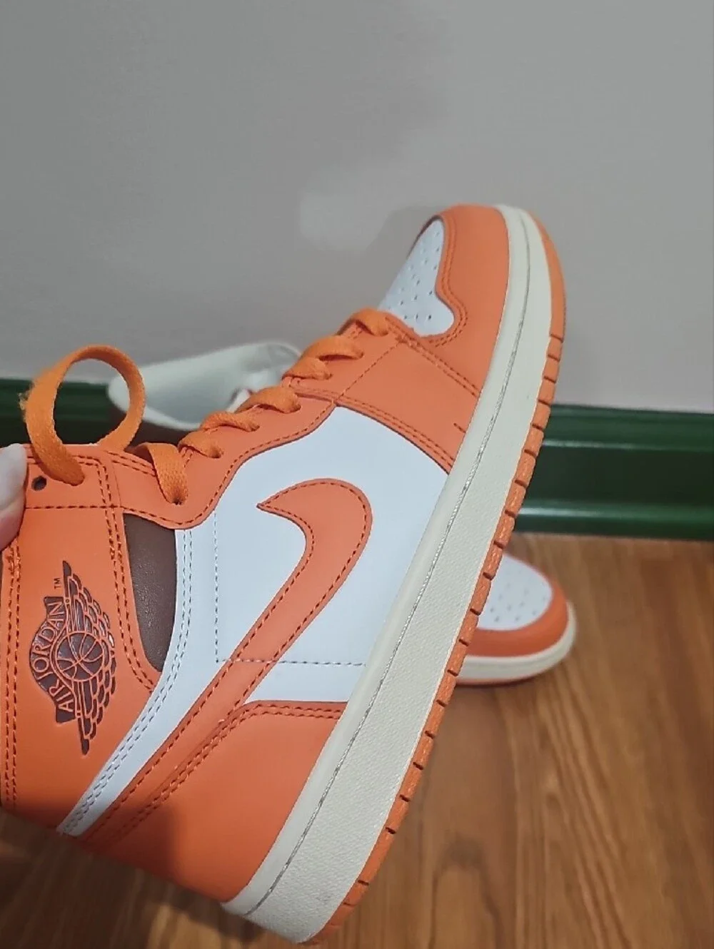 Jordan Air 1 High Orange/White Men's Sneakers